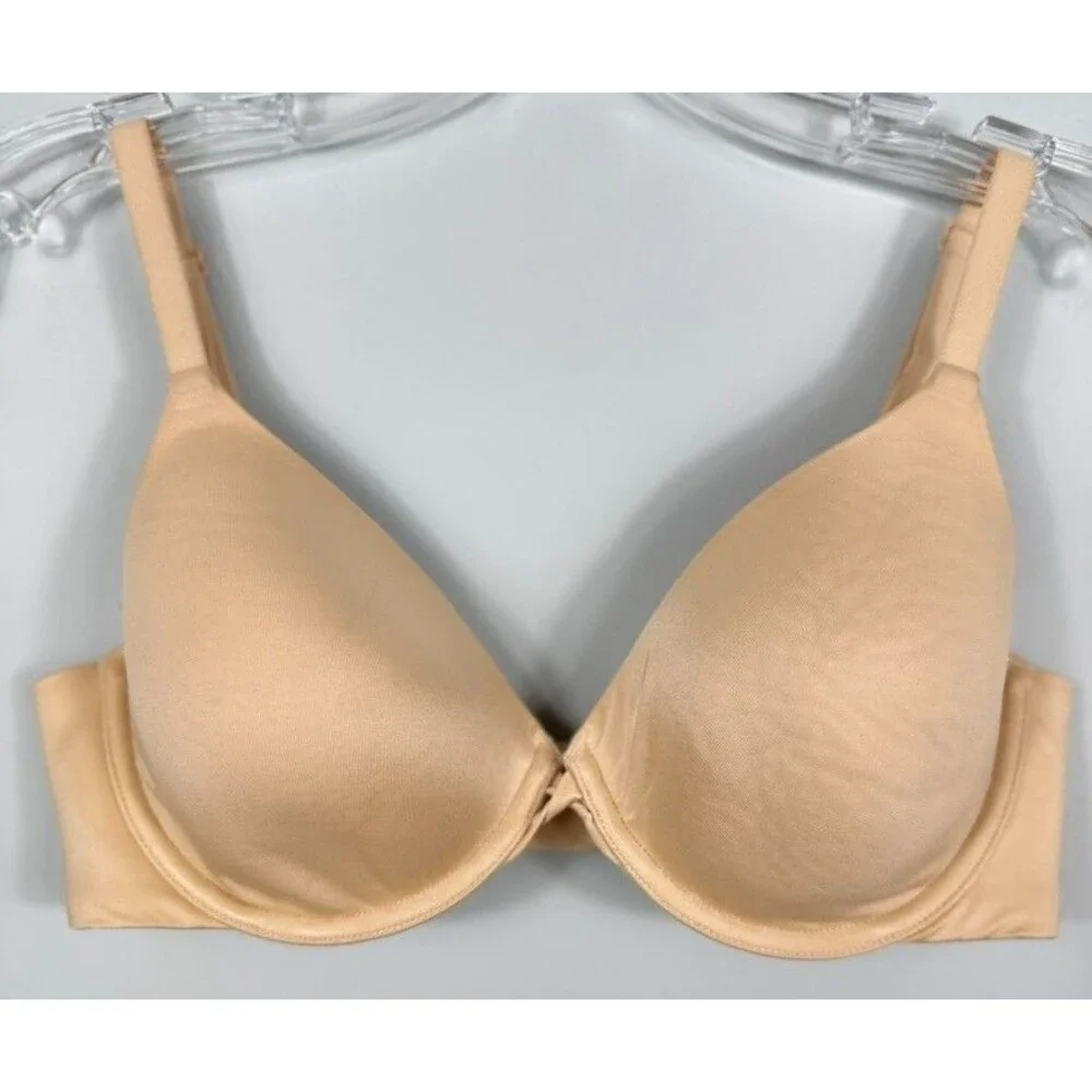 Wacoal 34C Amazing Assets Contour Underwire Lined Nude Bra 853220